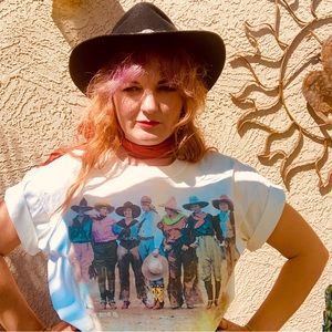 Cowgirls hanging out